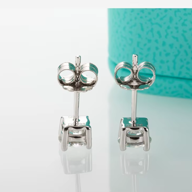 Brinco Ponto de Luz Moissanite Prata 925 Luar Cristal - foto 6