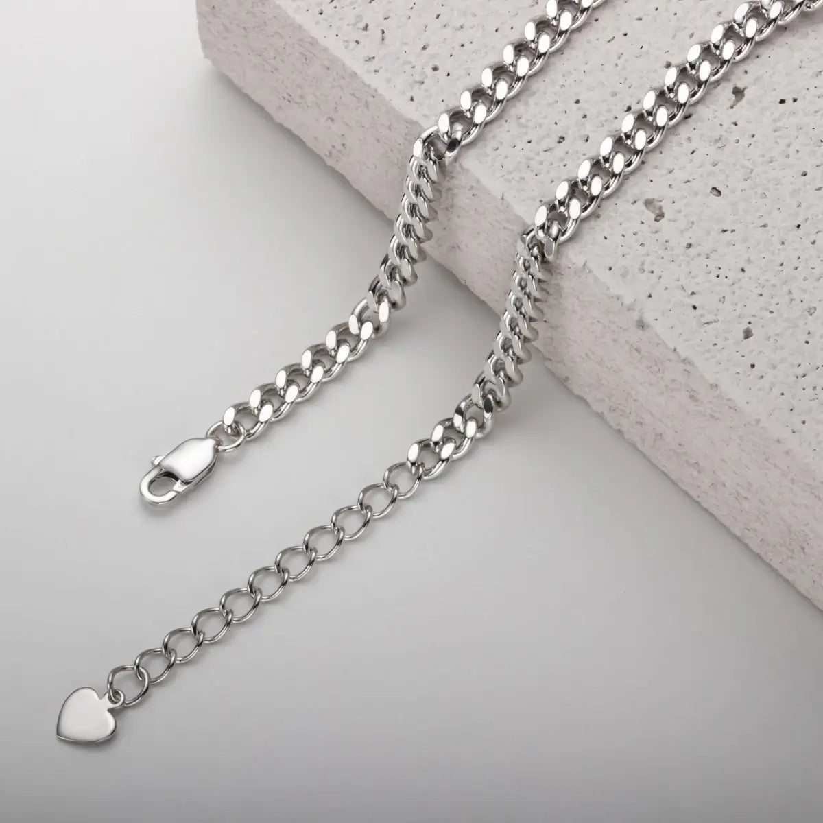 Pulseira Cubana Moissanite Brilho Intenso Prata 925 Luar Araby