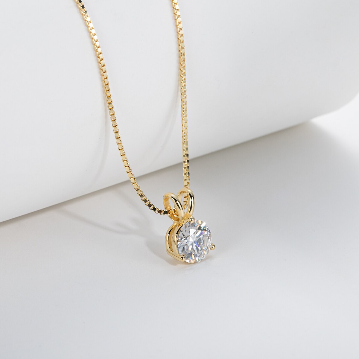 Colar Solitário Moissanite Prata 925 Luar Harmonia - foto 5