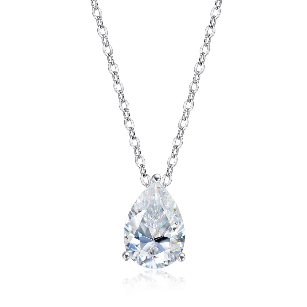 Colar Gota Moissanite Prata 925 Luar Orvalho - foto 17