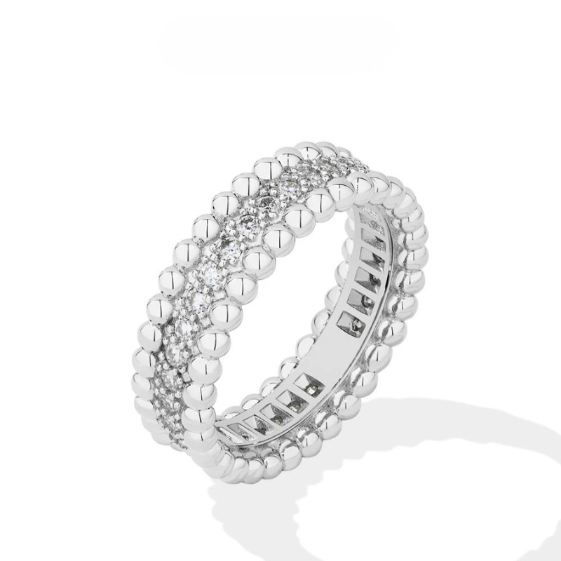 Anel Luar Linz – Aliança Eterna com Moissanite e Ouro 18k