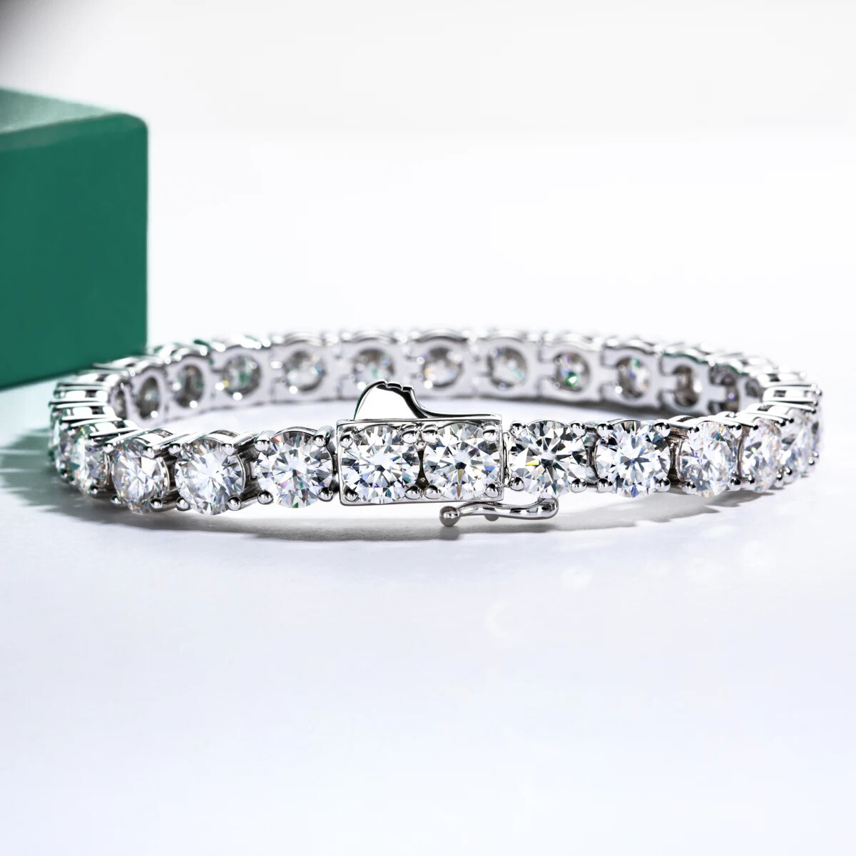 Pulseira Riviera Moissanite com Pedras Brilhantes Luar Lunara - foto 5