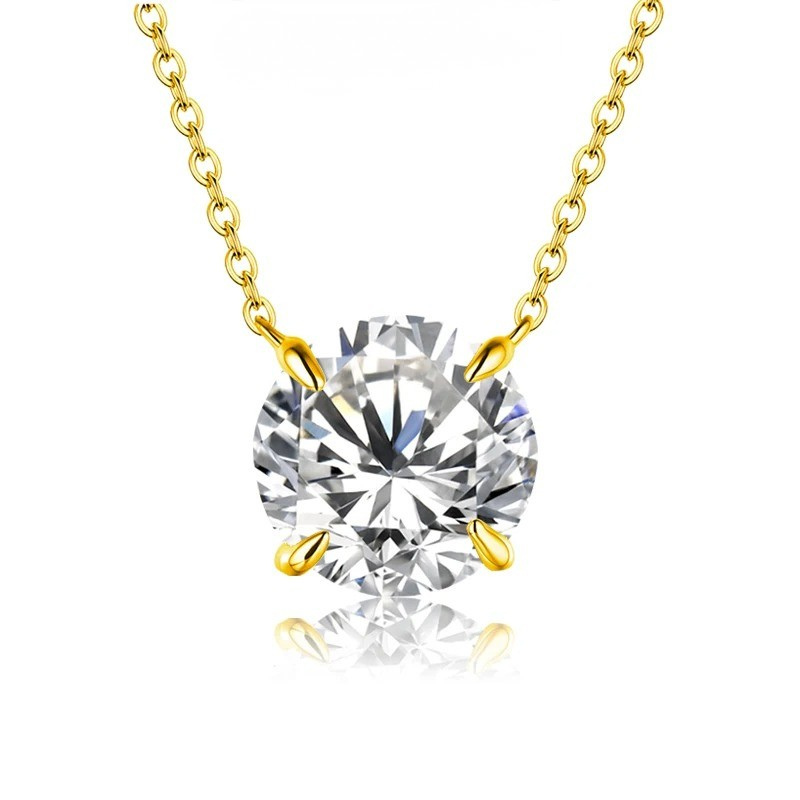 Colar Solitário Moissanite Prata 925 Luar Serenidade - foto 6