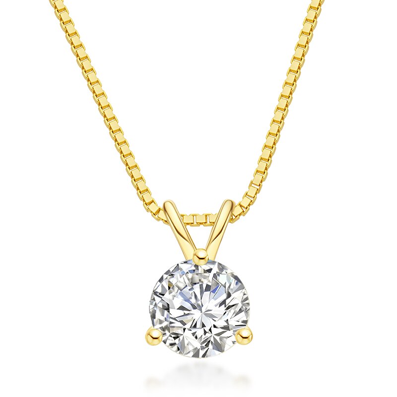 Colar Solitário Moissanite Prata 925 Luar Harmonia - foto 6