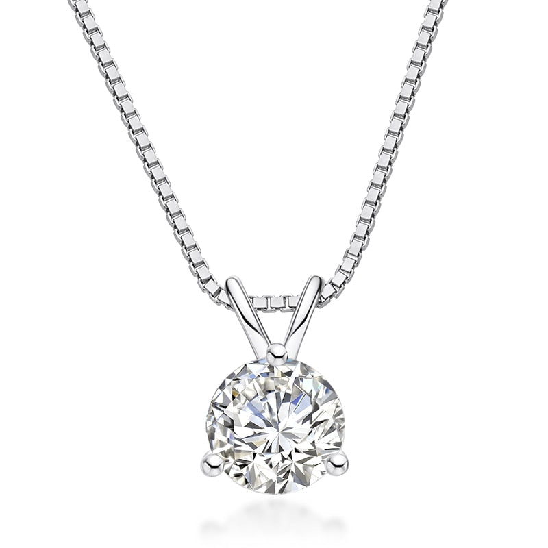 Colar Solitário Moissanite Prata 925 Luar Harmonia - foto 7