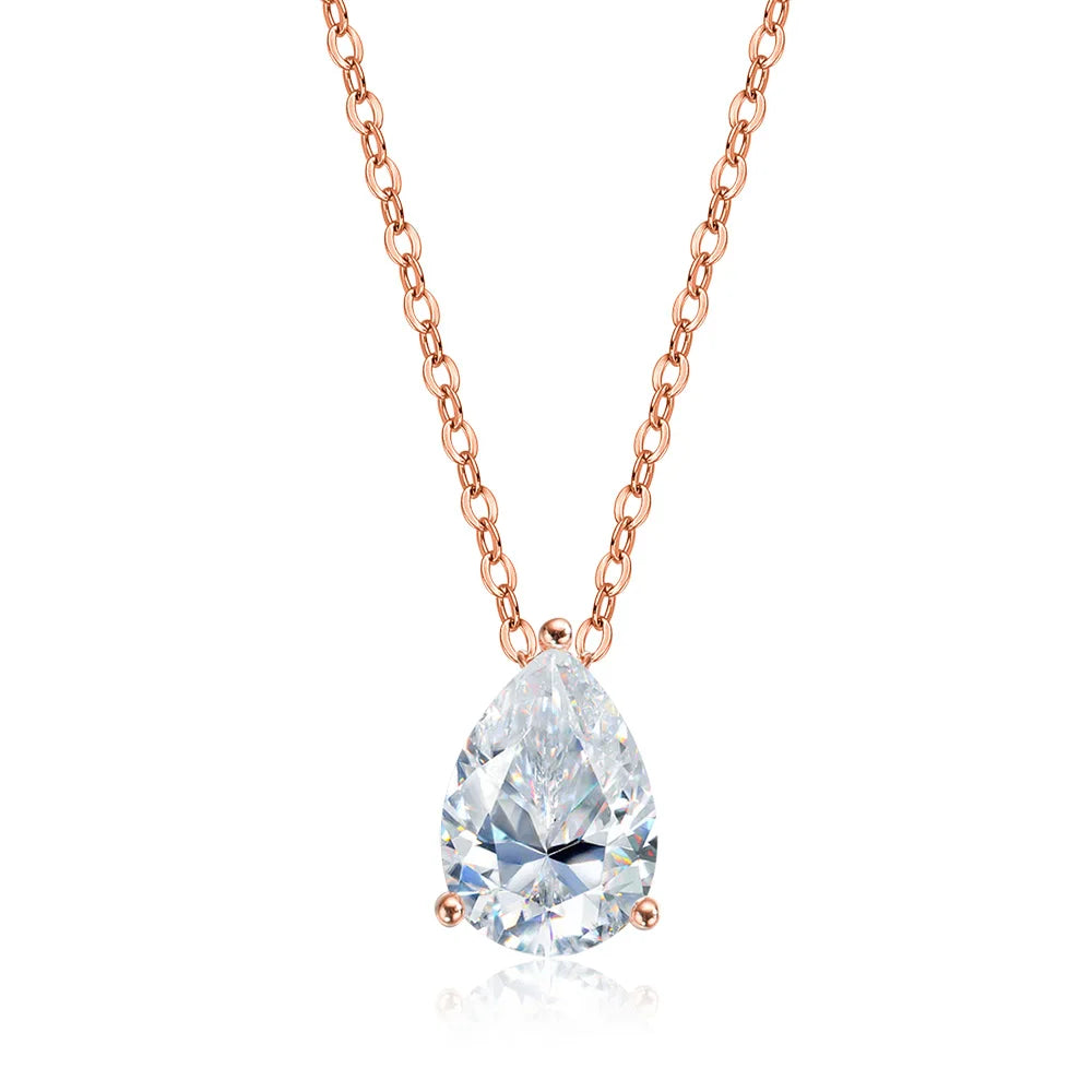 Colar Gota Moissanite Prata 925 Luar Orvalho - foto 15