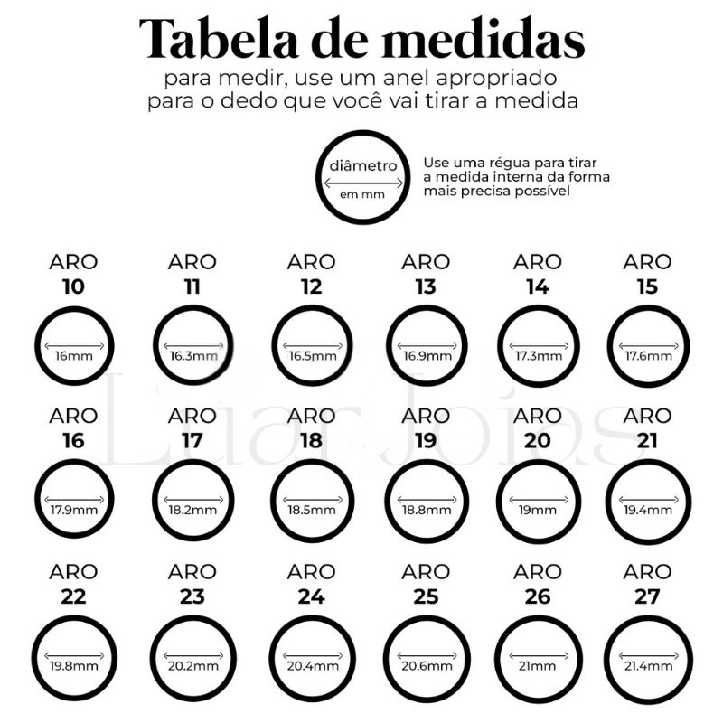 Tabela de Medidas