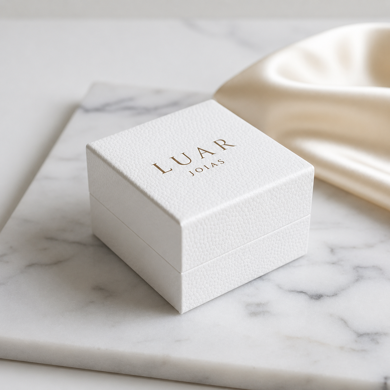 Brinco Pêndulo Moissanite Prata 925 Luar Reverie